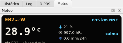 Pestaña Meteo