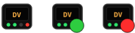 Tray icon: idle, receiving and transmitting